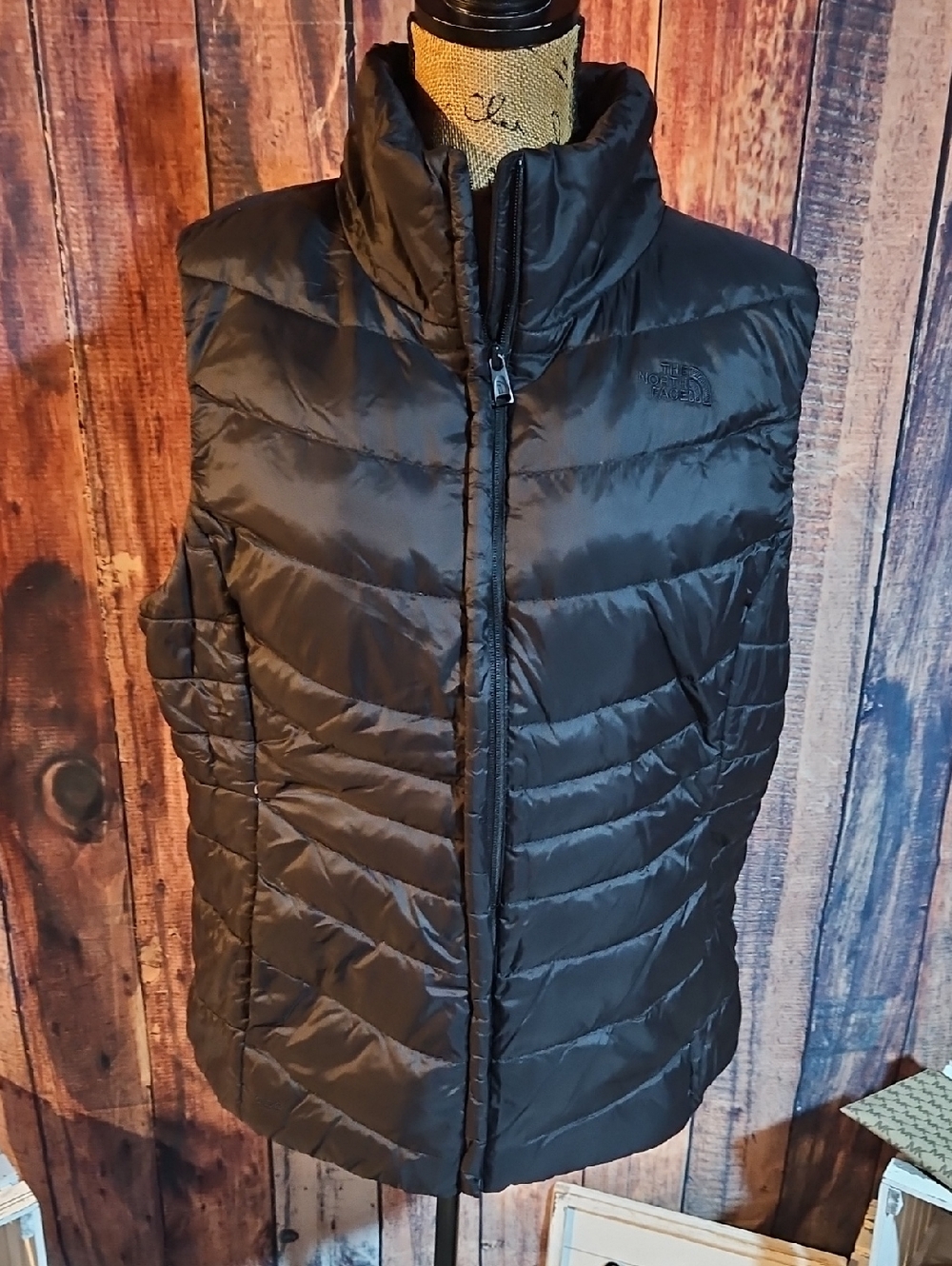 The North Face Women's Black 550 Down Puffer Vest Size XXL